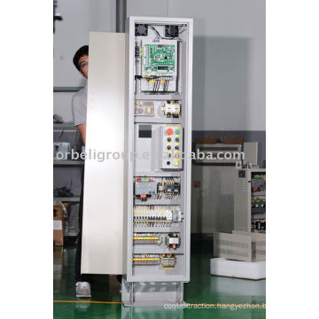 Machine room elevator control cabinets, lift controller system